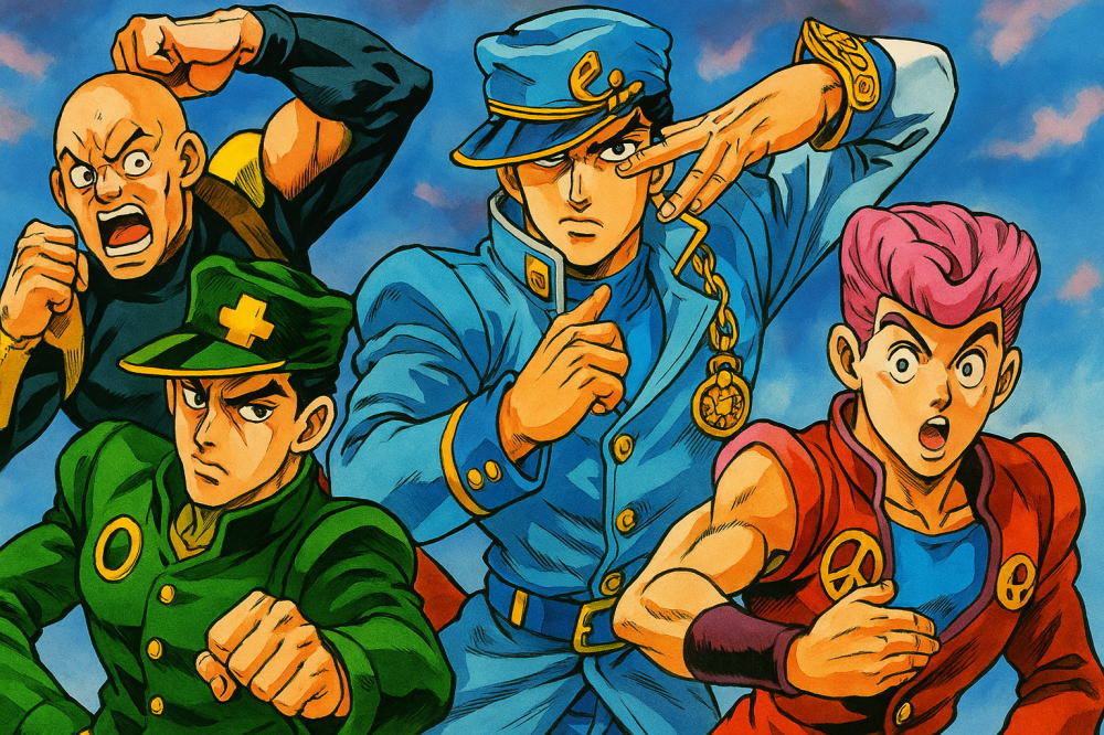 4人のジョジョの奇妙な冒険の登場人物