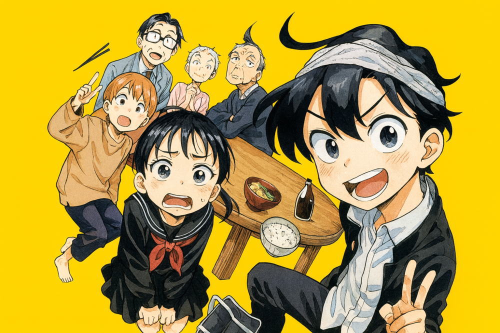 一ノ瀬家の人たちが揃う食卓