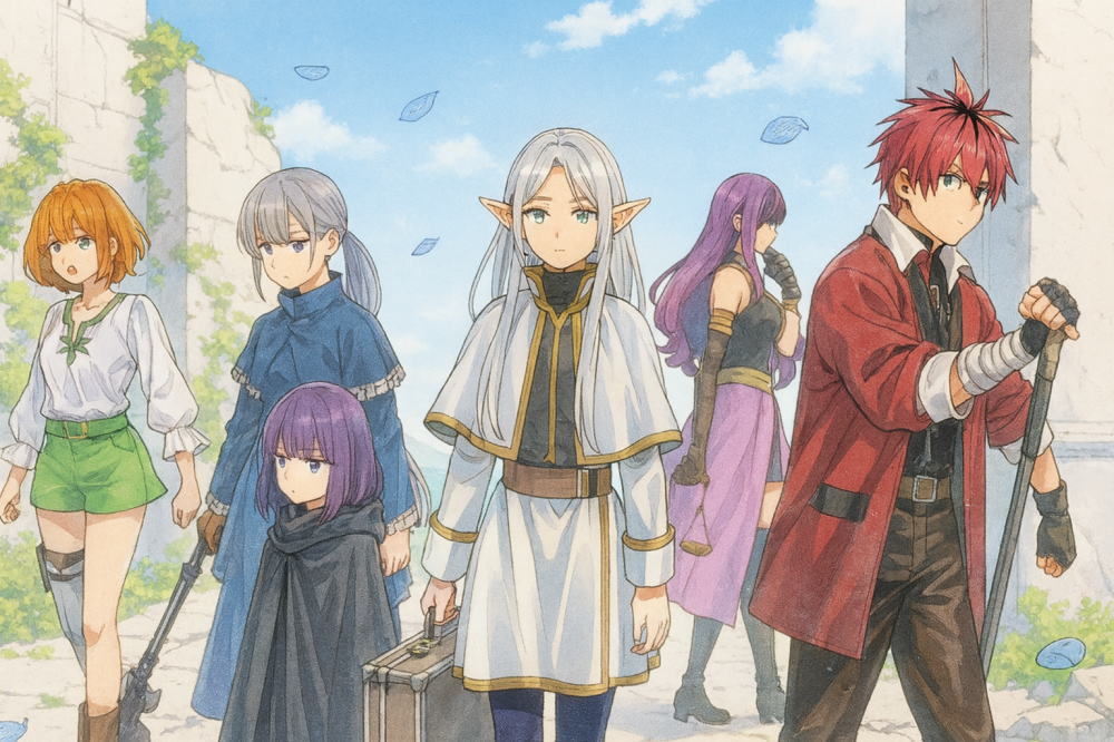 葬送のフリーレンの６人のキャスト