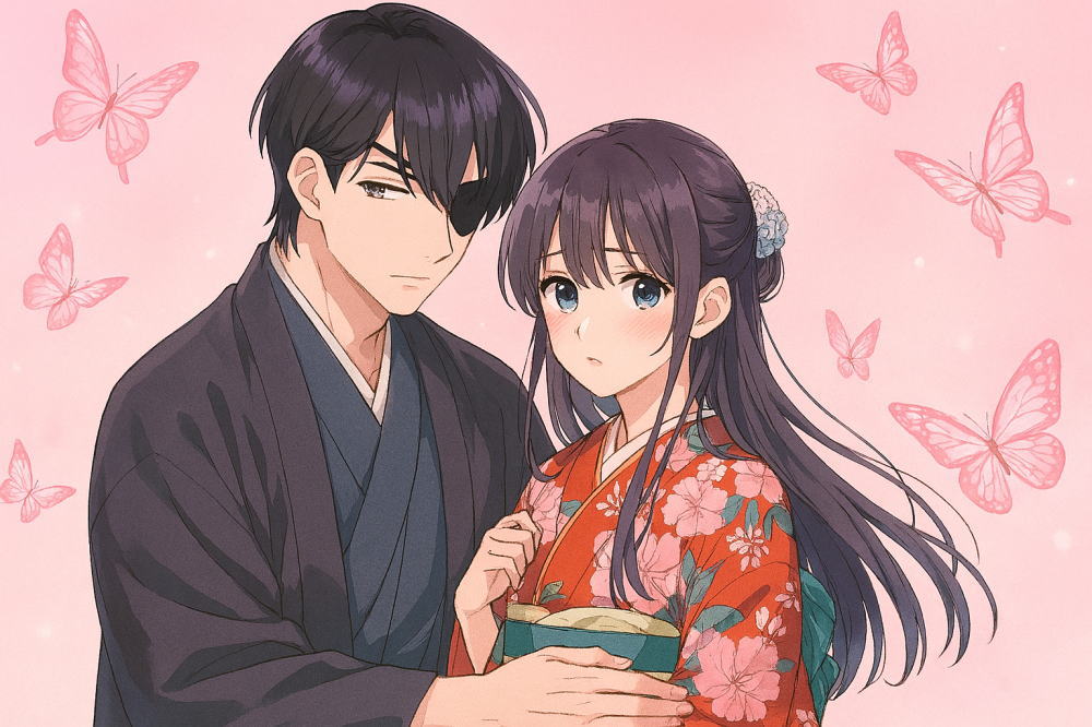 大正の花嫁の主人公の２人
