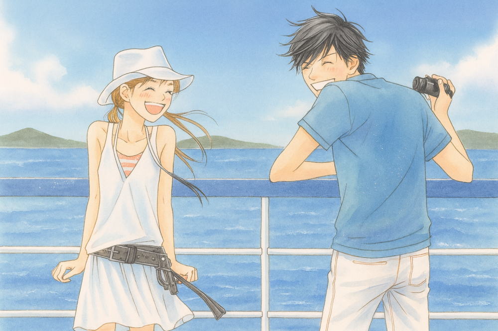 漫画 砂時計メインキャストイメージ２