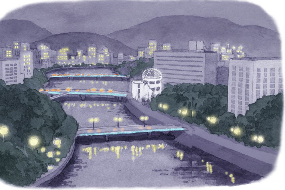 ぼくはうそをついたの舞台となった広島のイメージ